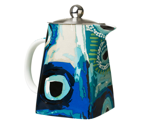 Aboriginal Art Teapot May Wokka Chapman, Martumili Artists Alperstein Designs