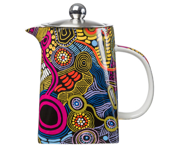 Aboriginal Art Teapot Justin Butler Alperstein Designs