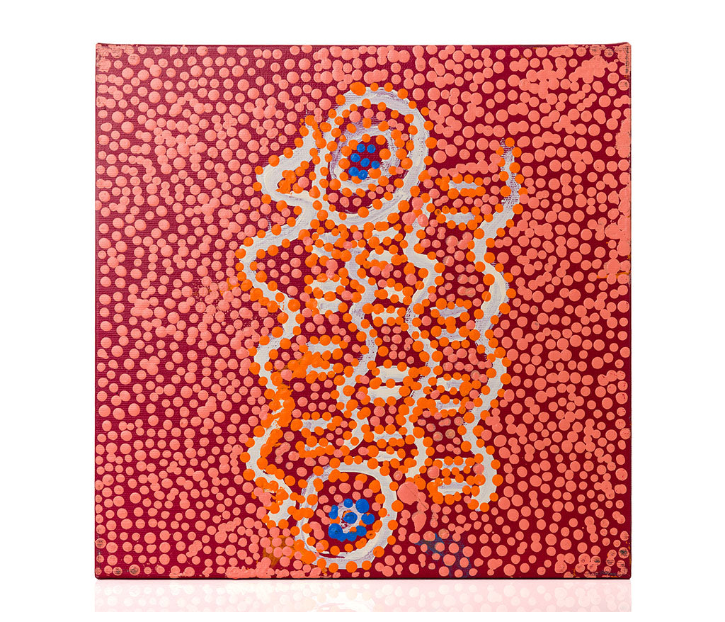 Clancy Jangala Watson - Ngapa Jukurrpa (Water Dreaming) - Puyurru
