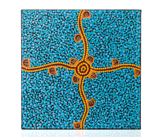 Melissa Napangardi Williams - Wardapi Jukurrpa (Goanna Dreaming) - Yarripilangu