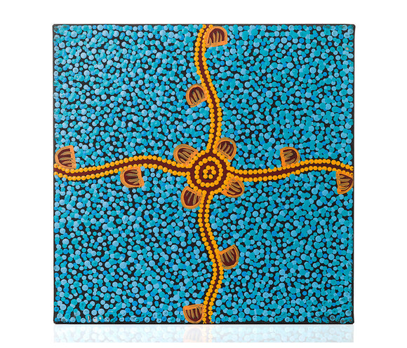 Melissa Napangardi Williams - Wardapi Jukurrpa (Goanna Dreaming) - Yarripilangu