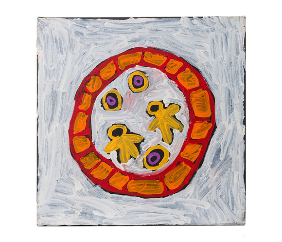 Saraeva Napangardi Marshall - Mina Mina Jukurrpa (Mina Mina Dreaming)
