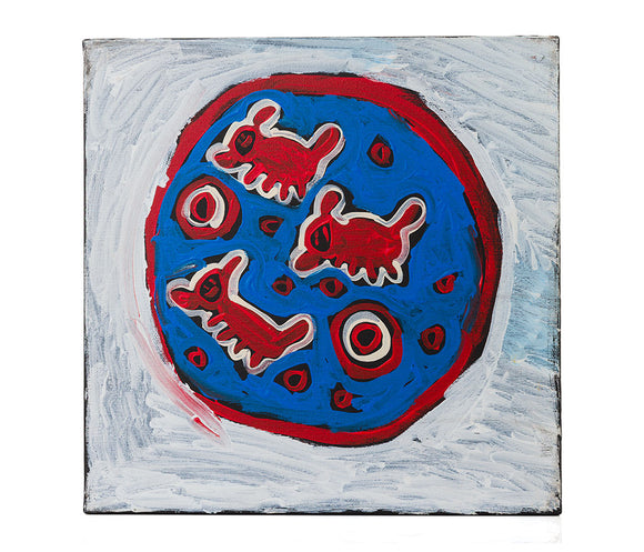 Saraeva Napangardi Marshall - Mina Mina Jukurrpa (Mina Mina Dreaming)