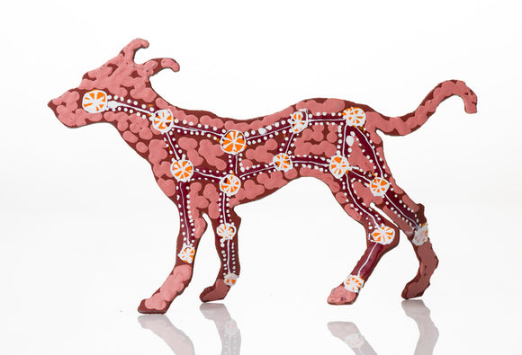Aboriginal Art Metal Dogs