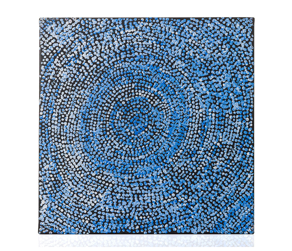 Sarah Napurrurla Leo - Ngapa Jukurrpa (Water Dreaming) - Puyurru