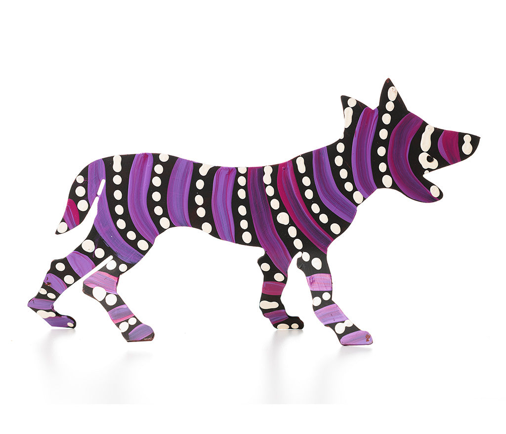 Aboriginal Art Metal Dogs