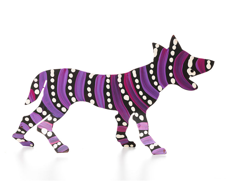 Aboriginal Art Metal Dogs