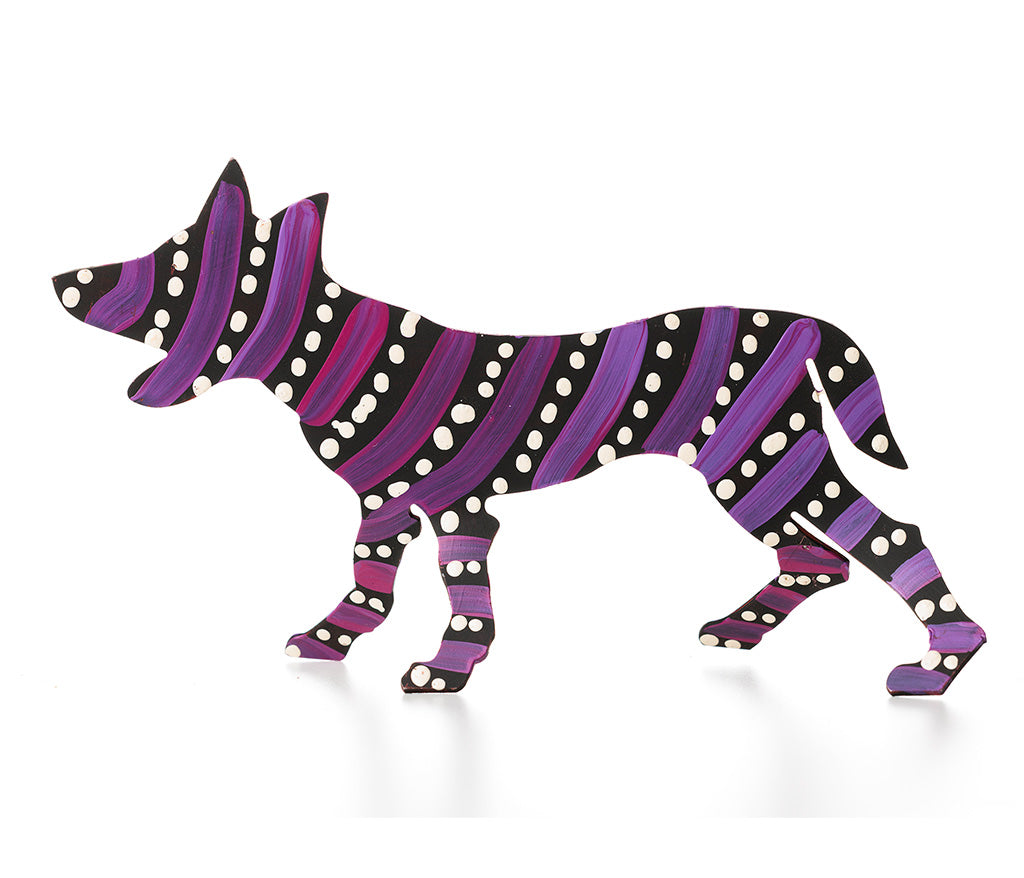 Aboriginal Art Metal Dogs