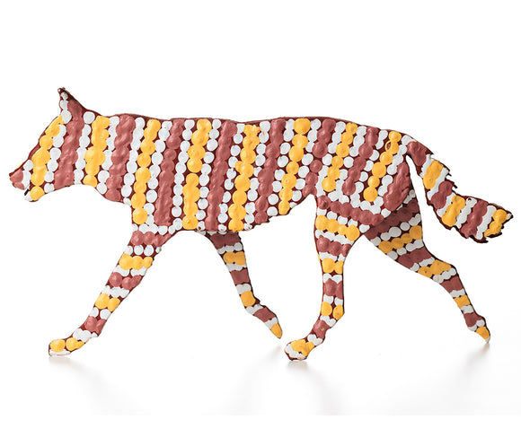 Aboriginal Art Metal Dogs