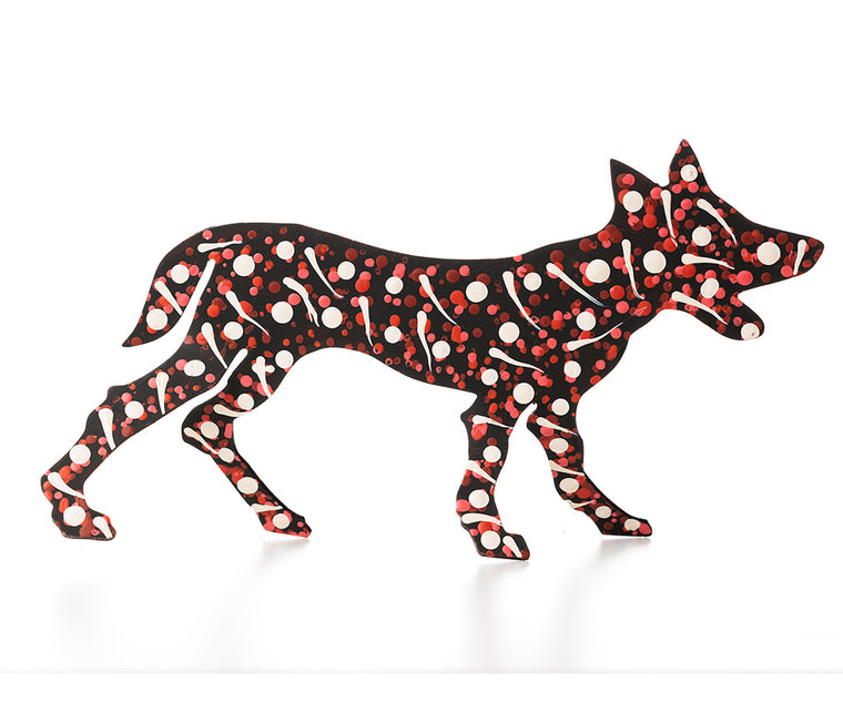 Aboriginal Art Metal Dogs