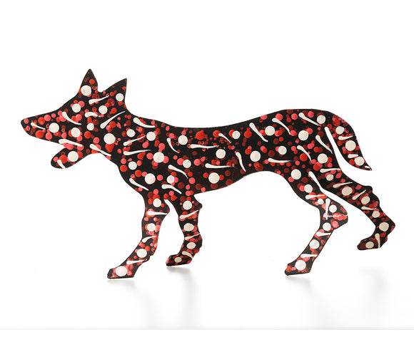 Aboriginal Art Metal Dogs