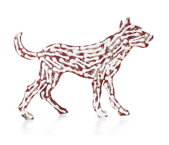 Aboriginal Art Metal Dogs