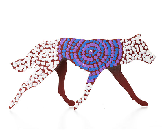Aboriginal Art Metal Dogs