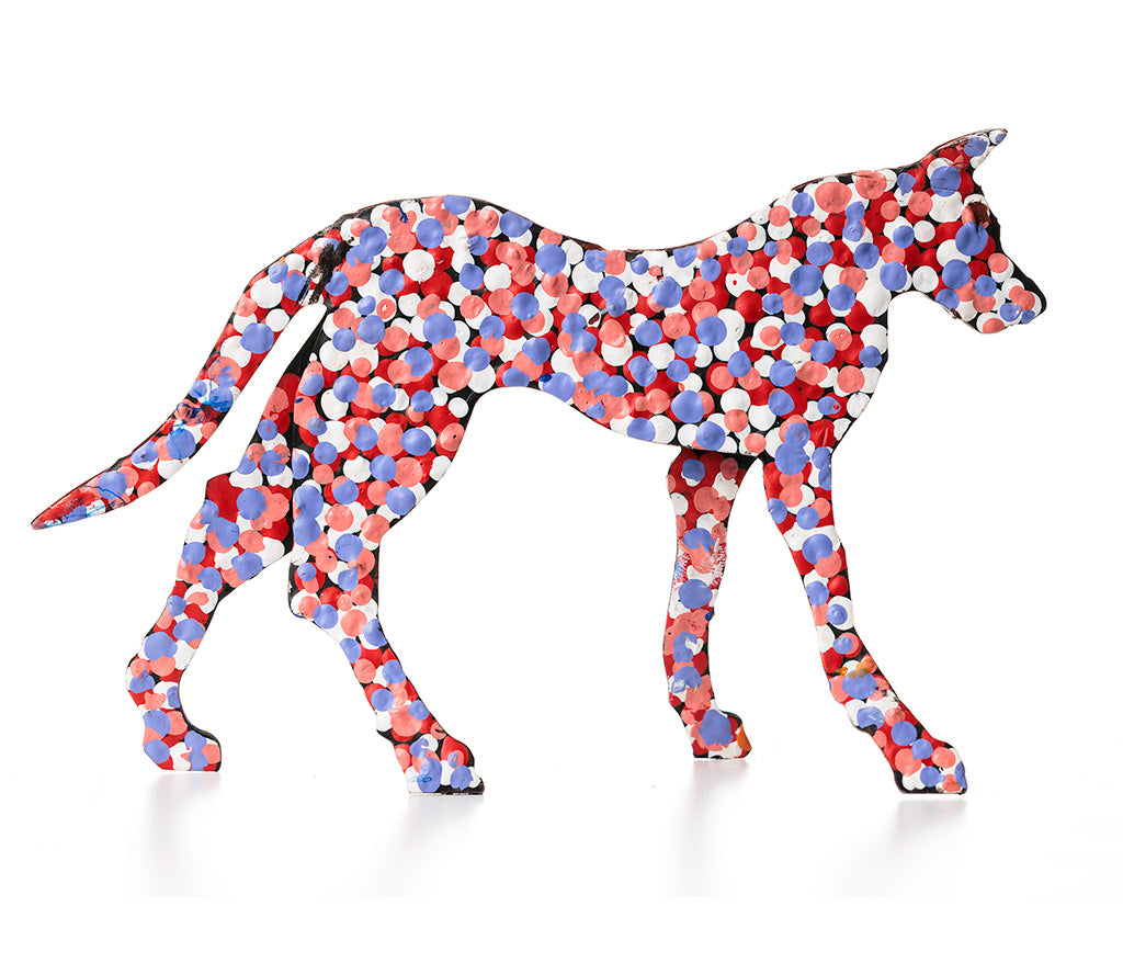 Aboriginal Art Metal Dogs