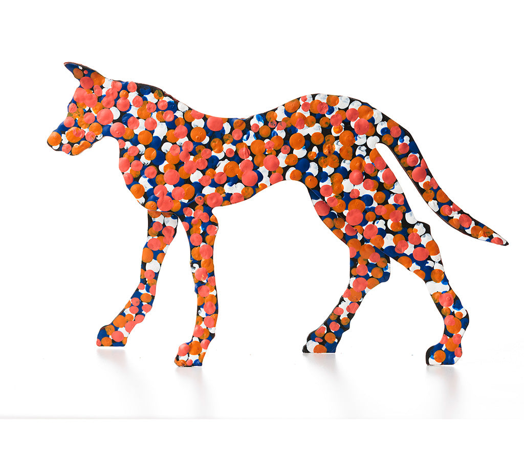 Aboriginal Art Metal Dogs