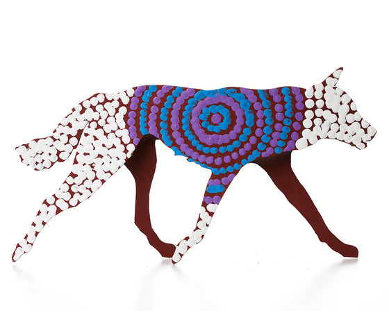 Aboriginal Art Metal Dogs