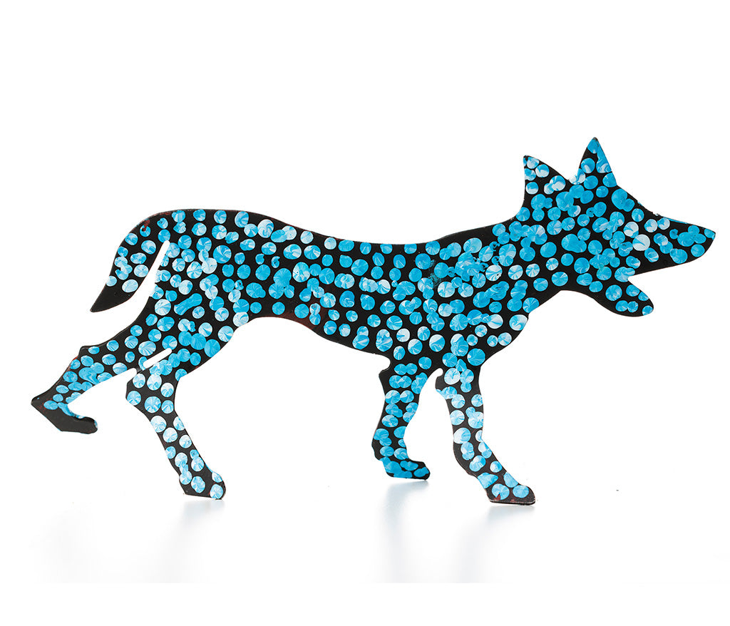 Aboriginal Art Metal Dogs