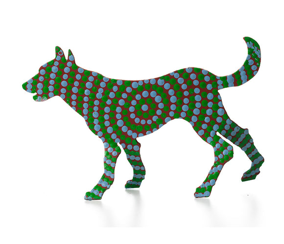 Aboriginal Art Metal Dogs