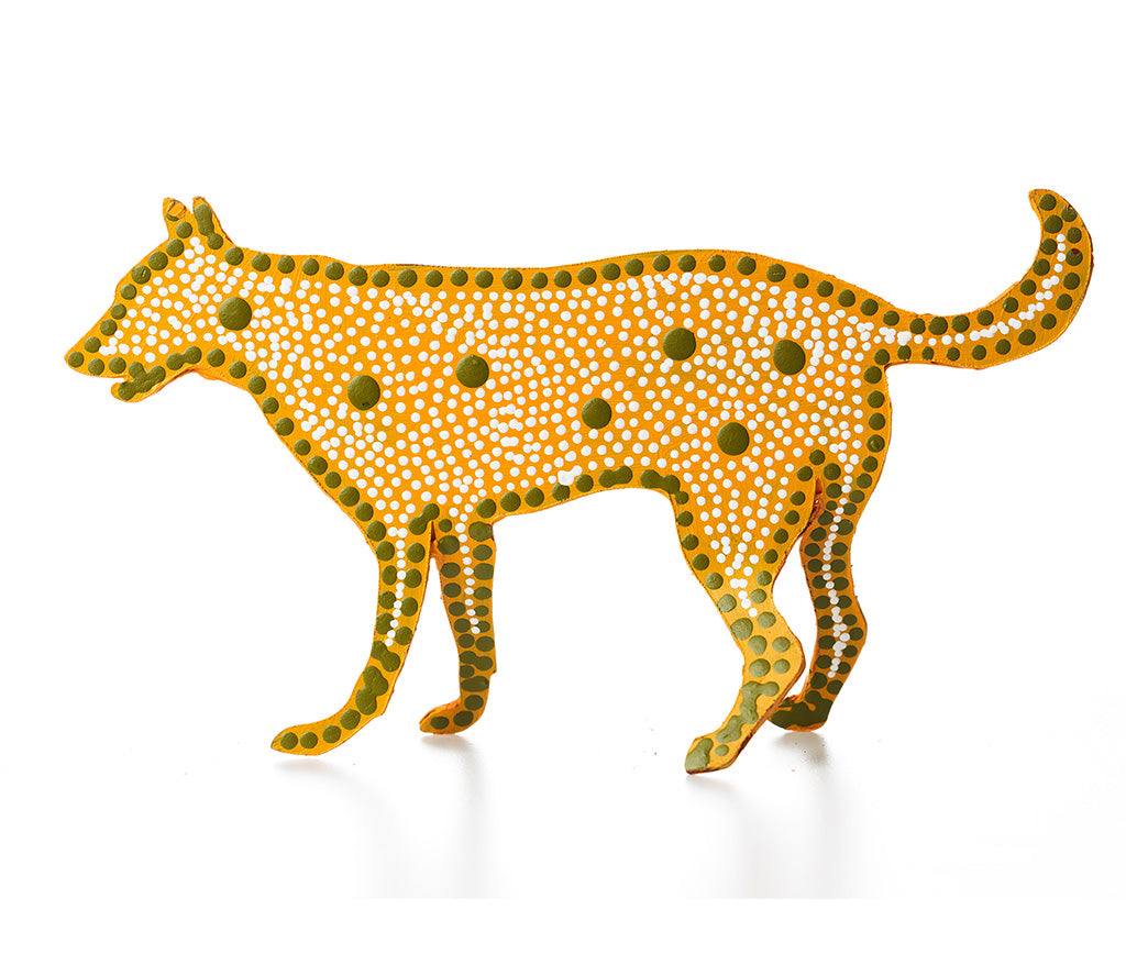 Aboriginal Art Metal Dogs