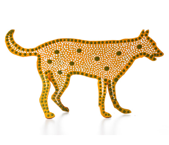 Aboriginal Art Metal Dogs