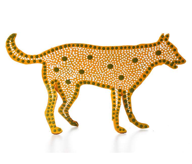 Aboriginal Art Metal Dogs