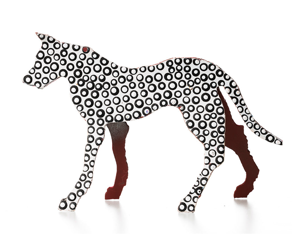 Aboriginal Art Metal Dogs