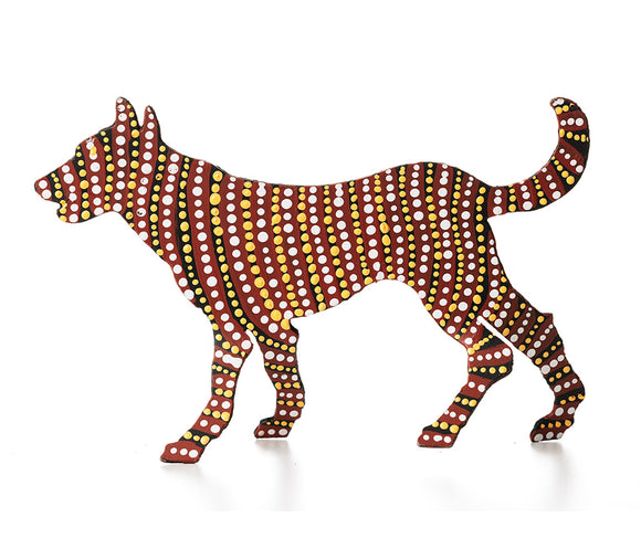 Aboriginal Art Metal Dogs