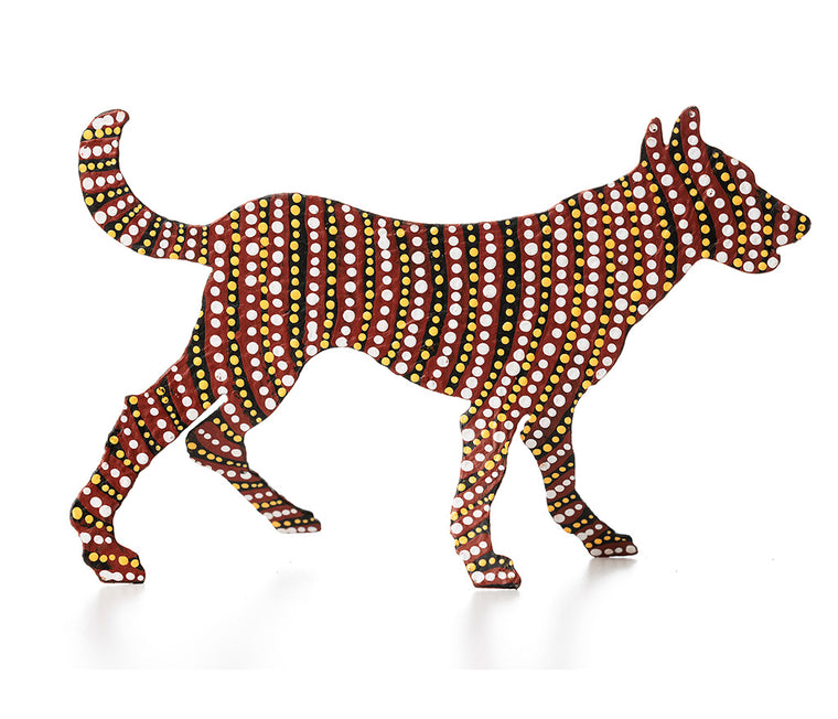 Aboriginal Art Metal Dogs