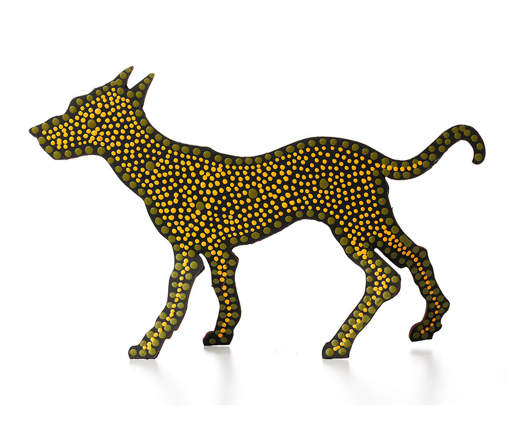 Aboriginal Art Metal Dogs