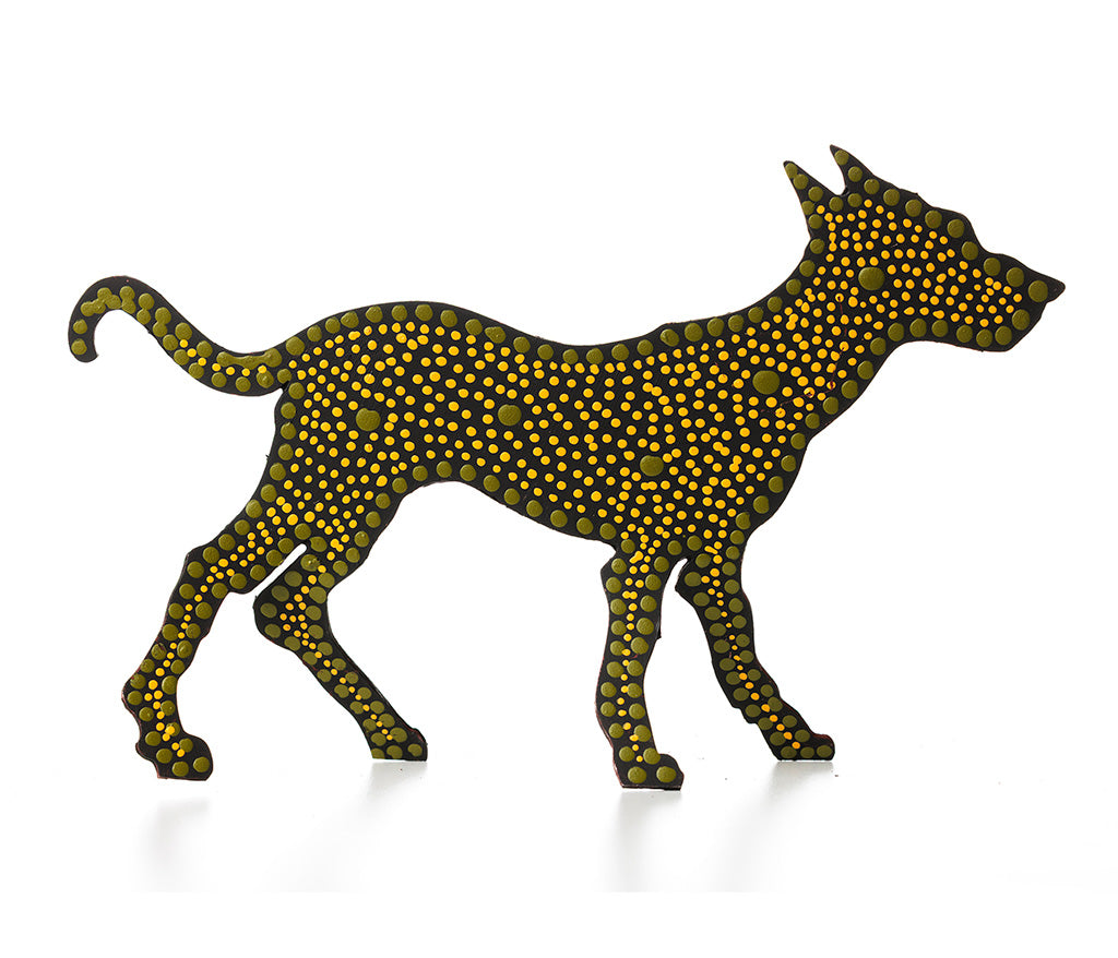 Aboriginal Art Metal Dogs