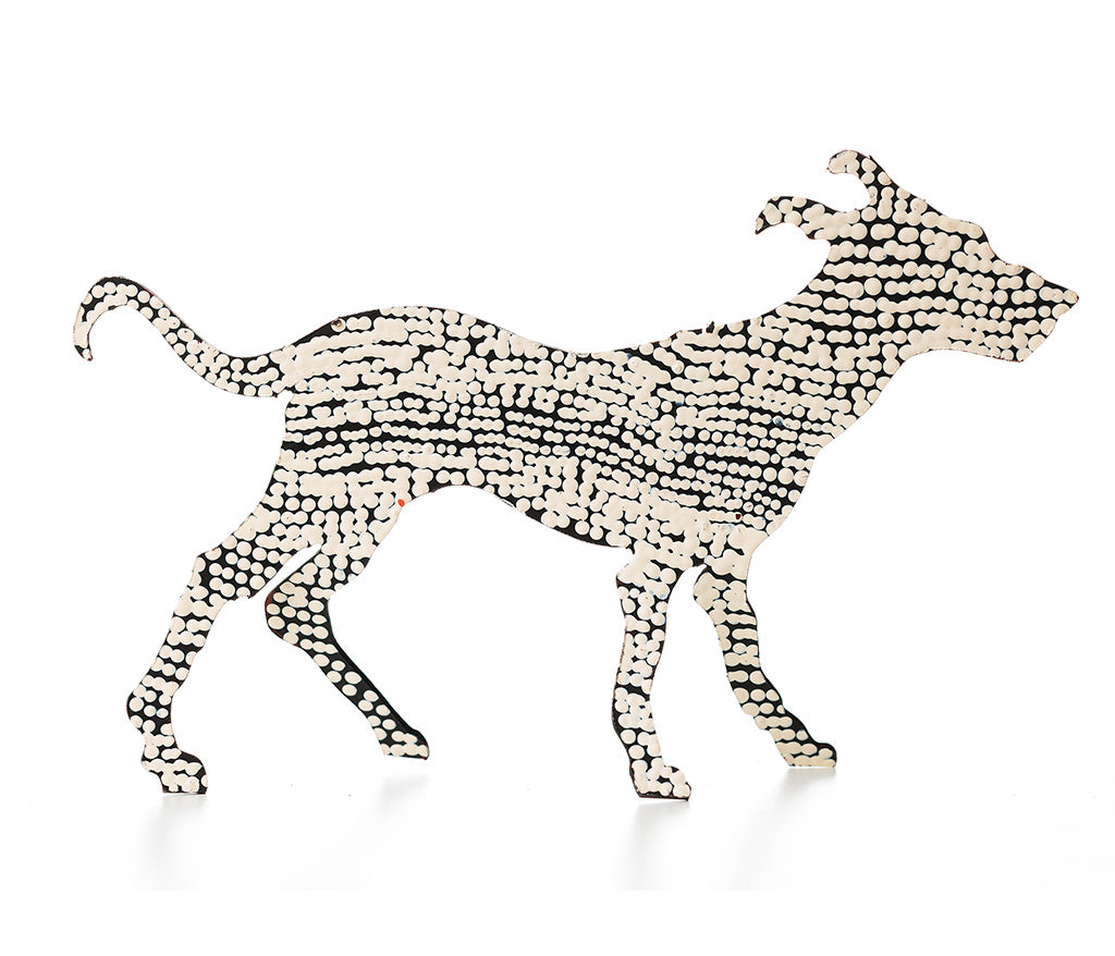 Aboriginal Art Metal Dogs
