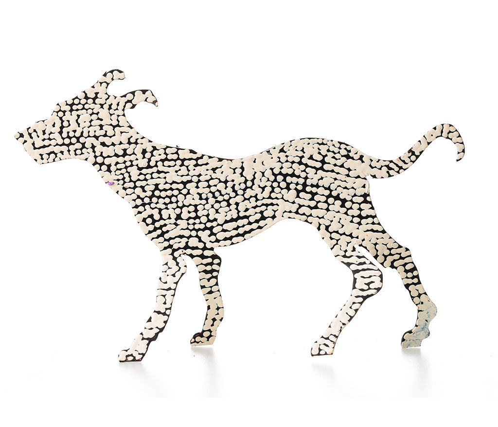 Aboriginal Art Metal Dogs