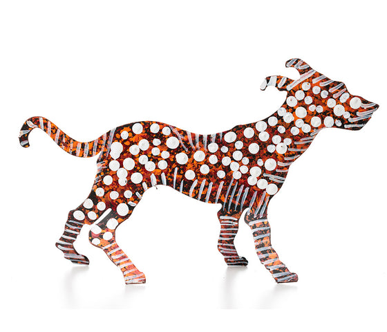 Aboriginal Art Metal Dogs