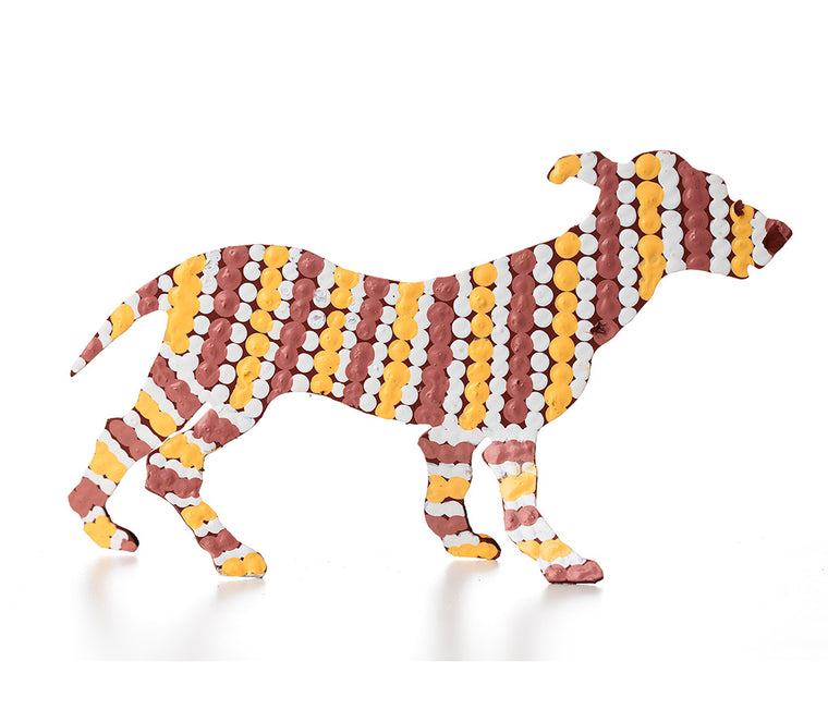 Aboriginal Art Metal Dogs