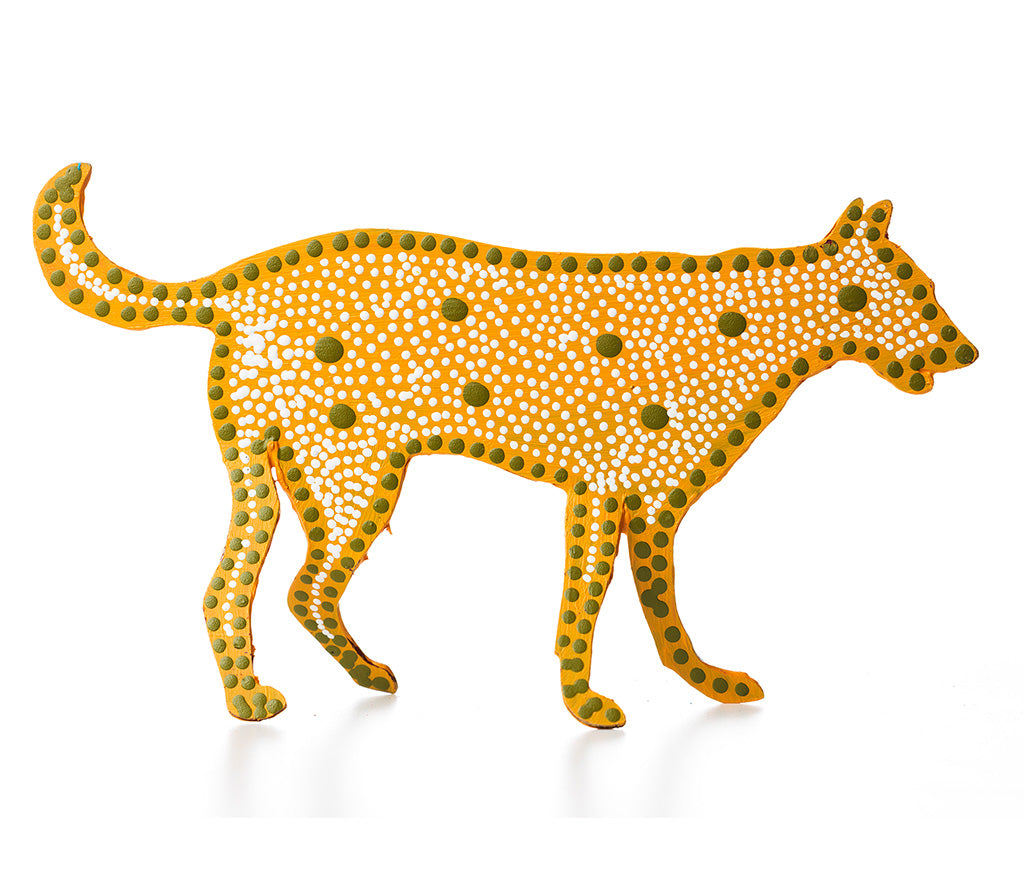 Aboriginal Art Metal Dogs