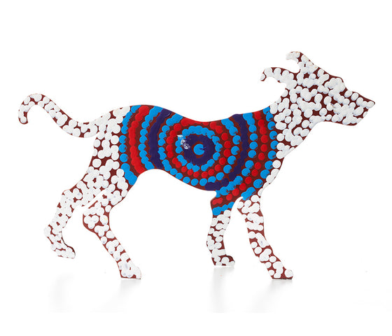 Aboriginal Art Metal Dogs