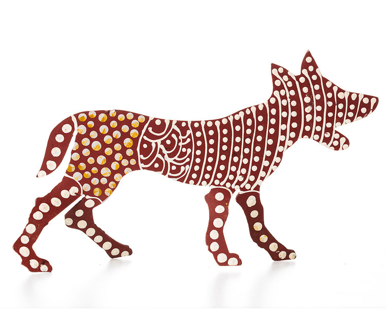 Aboriginal Art Metal Dogs