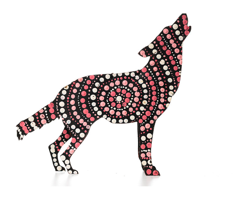 Aboriginal Art Metal Dogs