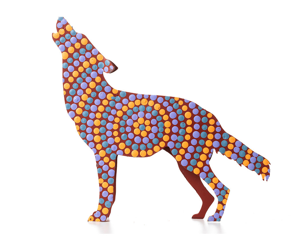 Aboriginal Art Metal Dogs
