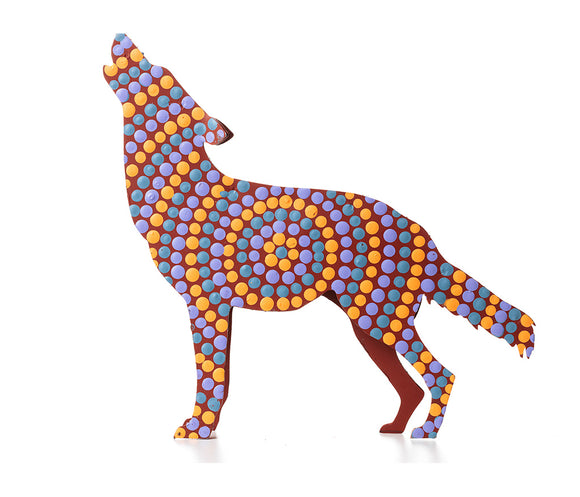 Aboriginal Art Metal Dogs