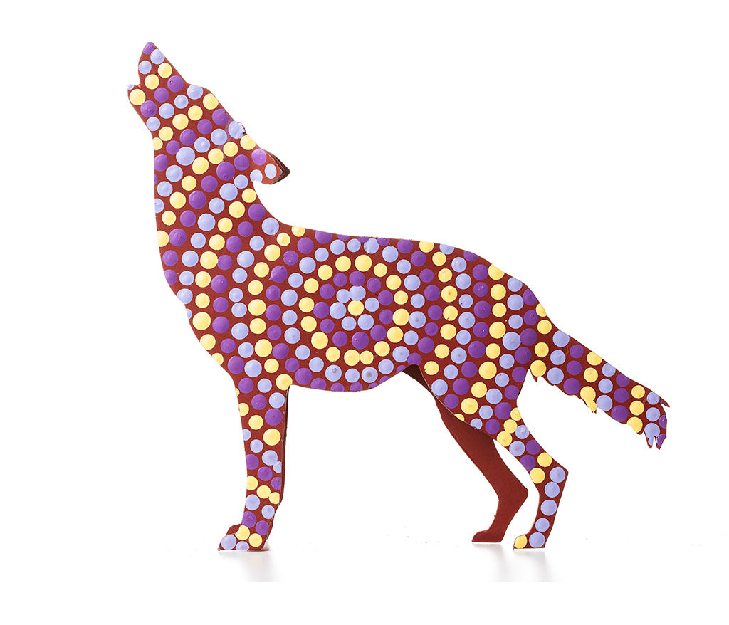 Aboriginal Art Metal Dogs