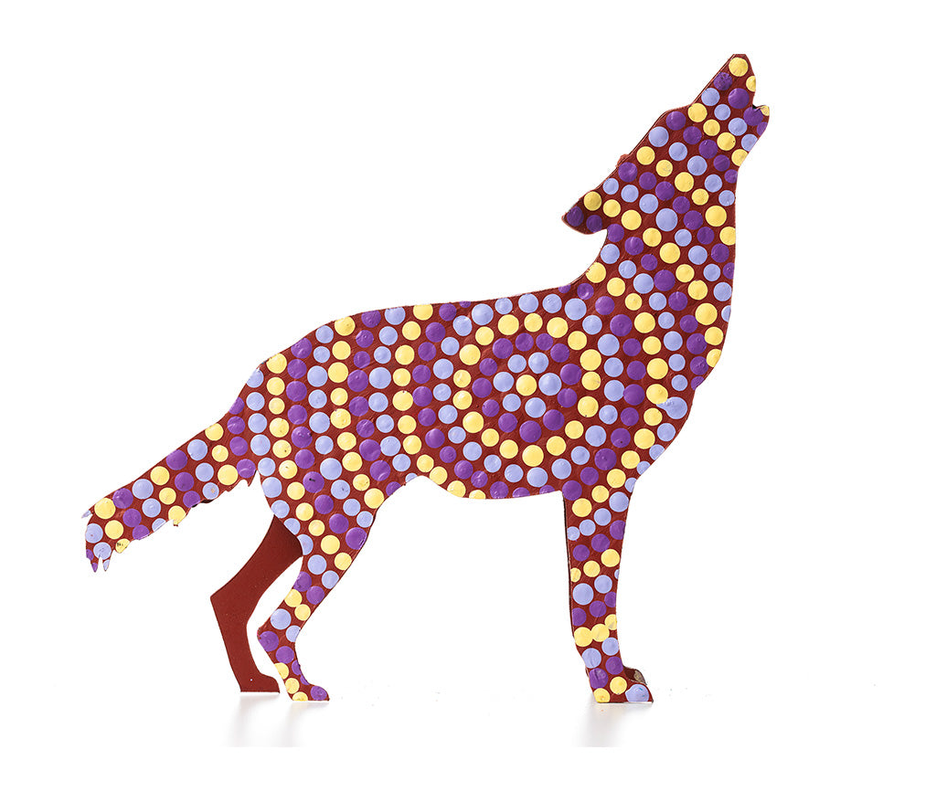 Aboriginal Art Metal Dogs