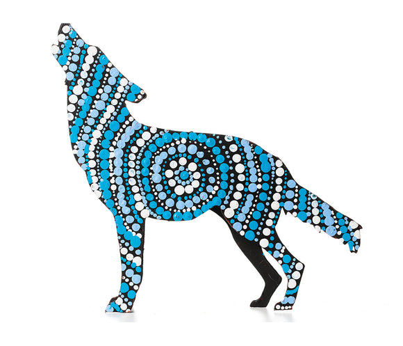 Aboriginal Art Metal Dogs