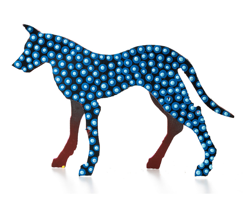 Aboriginal Art Metal Dogs