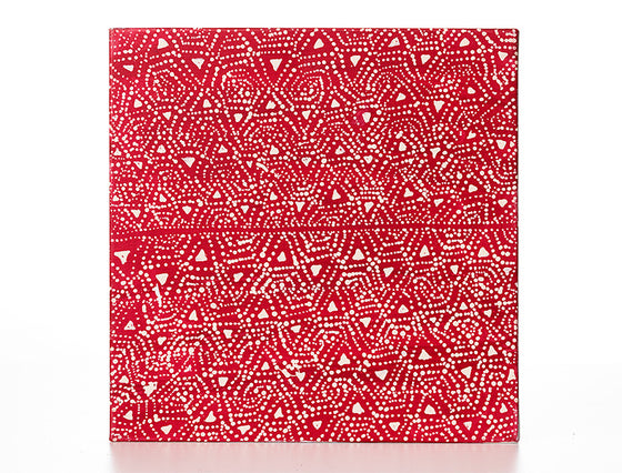 Hilda Nakamarra Rogers - Lukarrara Jukurrpa (Desert Fringe-rush Seed Dreaming)