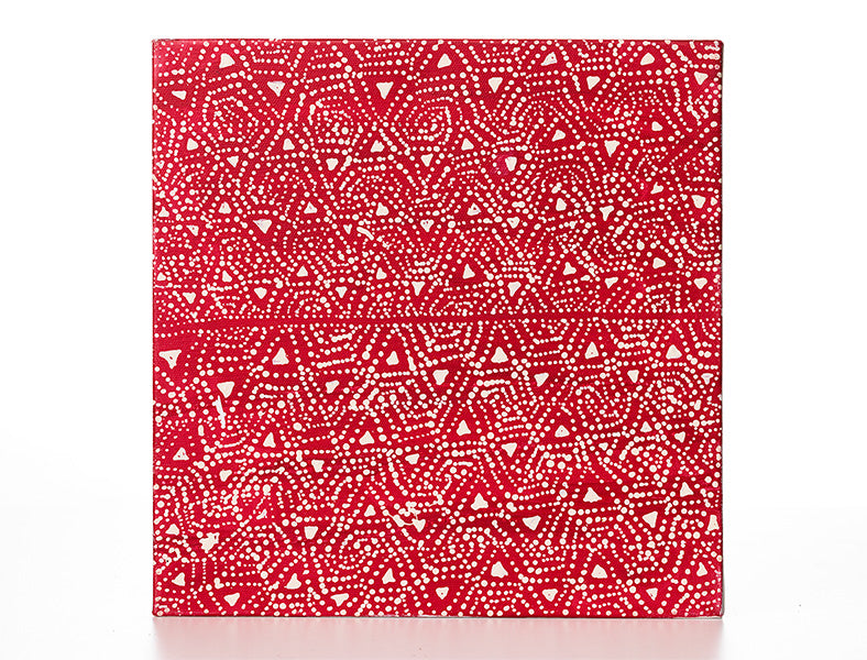 Hilda Nakamarra Rogers - Lukarrara Jukurrpa (Desert Fringe-rush Seed Dreaming)