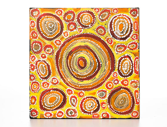 Tanya Nungarrayi Collins - Watiya-warnu Jukurrpa (Seed Dreaming)