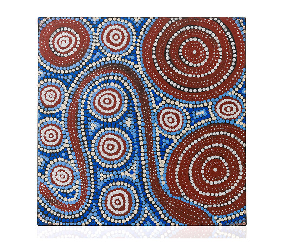 Steven Jakamarra Oldfield - Warna Jukurrpa (Snake Dreaming)