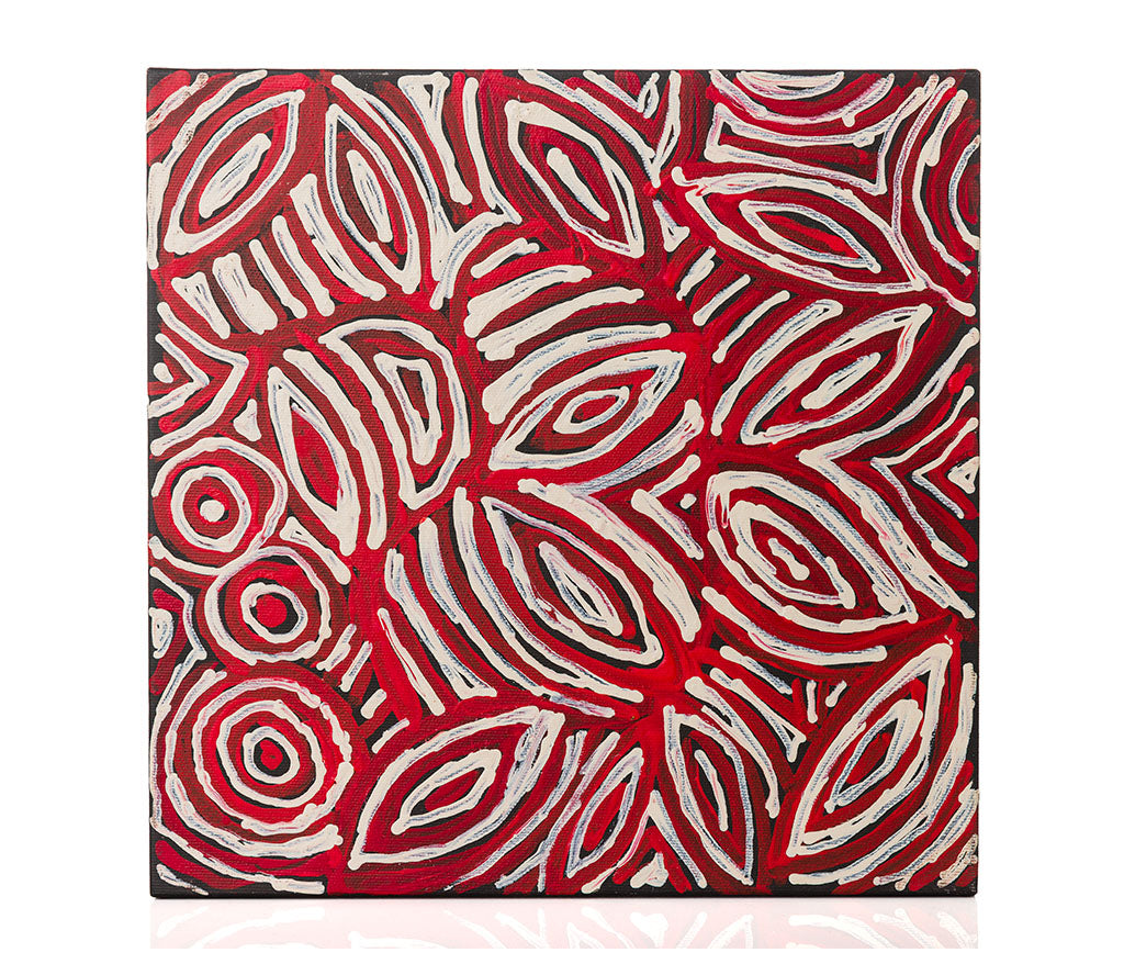 Juliette Nampijinpa Brown - Ngapa Jukurrpa (Water Dreaming) - Mikanji