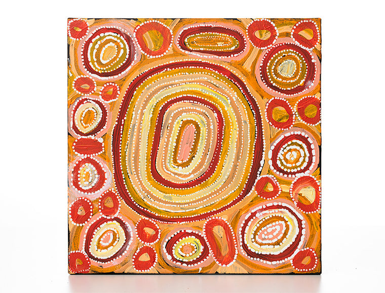 Tanya Nungarrayi Collins - Watiya-warnu Jukurrpa (Seed Dreaming)